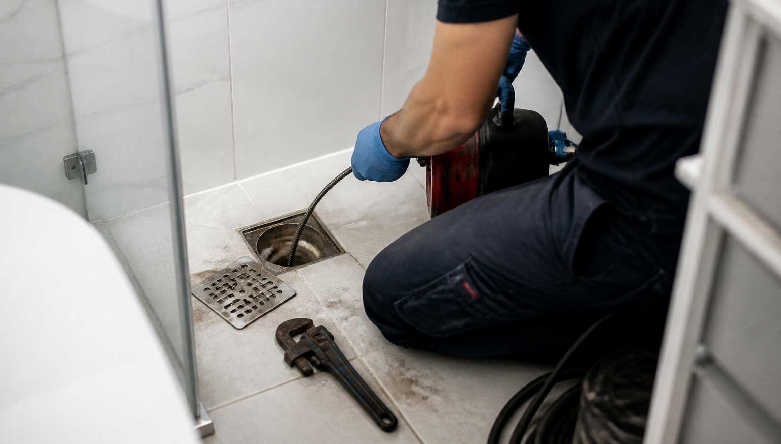 Desfundare canalizare cu echipament profesional la fața locului
